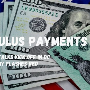 Stimulus Talks Kick Off In DC As Economy Flashes Red