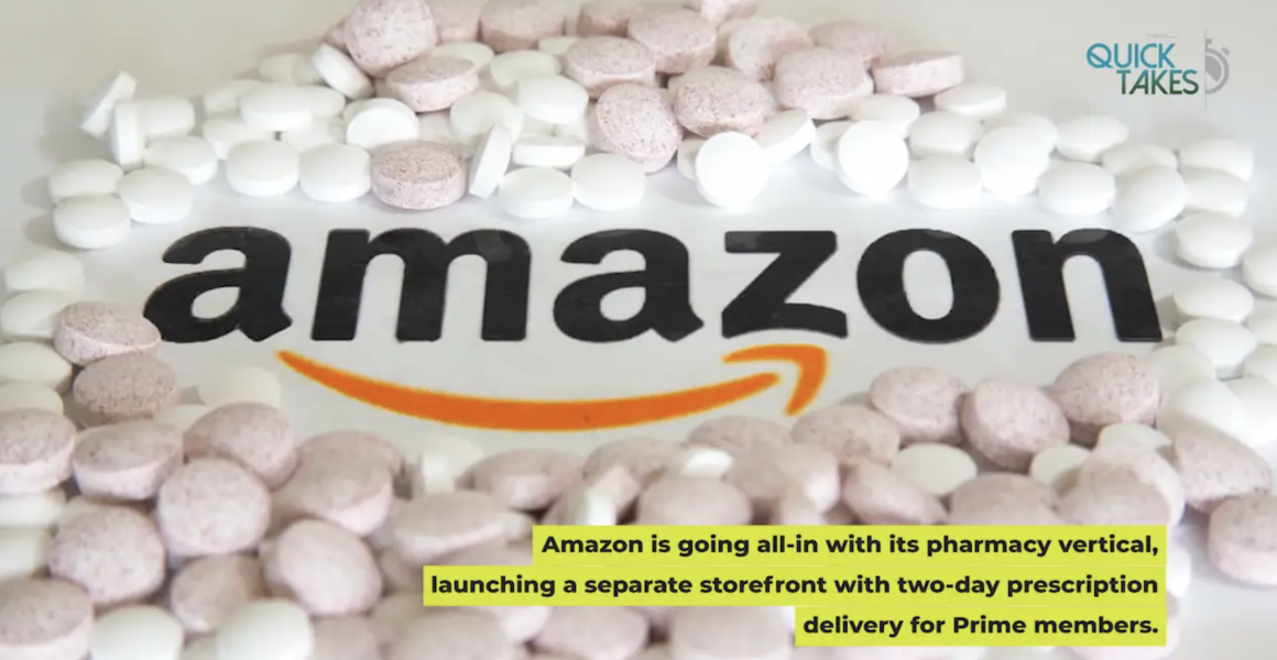 Amazon Pharmacy Launches With Two-Day Prescription Delivery