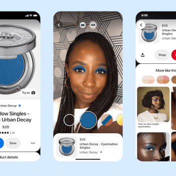 Pinterest Launches Augmented Reality Eyeshadow Try-On Tool